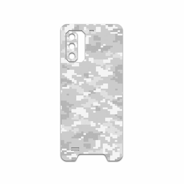 برچسب پوششی ماهوت مدل Army-Snow-Pixel مناسب برای گوشی موبایل یولفون Armor 7 MAHOOT Army-Snow-Pixel Cover Sticker for Ulefone Armor 7